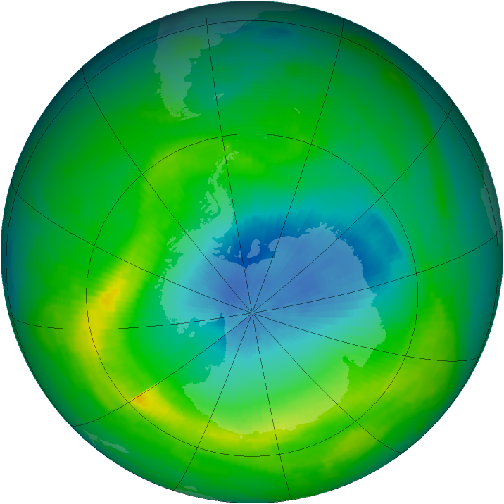 Ozone Map 1984-11-08